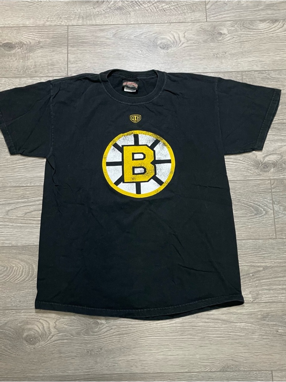 Bobby Orr Boston Bruins Shirt Old Time Hockey NHL Tee‎ Black Size Medium